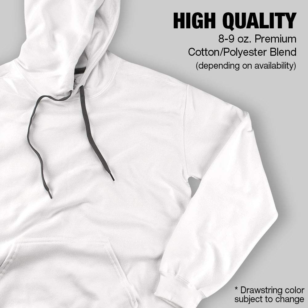 Bryant University Official Block Text Unisex Adult Pull-Over Hoodie - Image 4